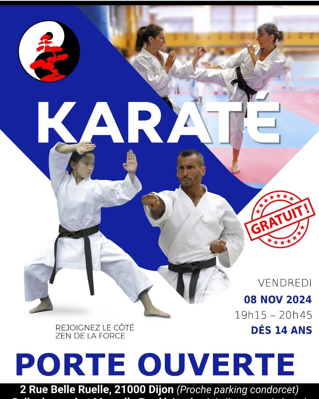 Porte ouverte karaté